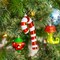 R N' D Toys Elf Ornament Set – Christmas Elves Shatterproof Balls and Elven Hanging Ornaments for Indoor or Outdoor Christmas Tree, Holiday Party, Home Décor - 67 Piece Set